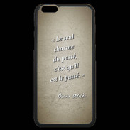Coque iPhone 6 Plus Premium Charme passé Sepia Citation Oscar Wilde