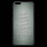 Coque iPhone 6 Plus Premium Charme passé Vert Citation Oscar Wilde