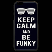 Coque iPhone 6 Plus Premium Keep Calm Funky Noir