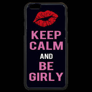 Coque iPhone 6 Plus Premium Keep Calm Girly Noir