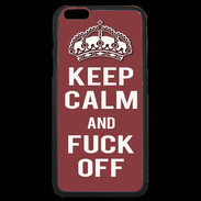 Coque iPhone 6 Plus Premium Keep Calm Fuck Off Brique