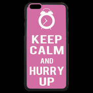 Coque iPhone 6 Plus Premium Keep Calm Hurry up Rose