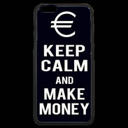Coque iPhone 6 Plus Premium Keep Calm Make money Noir