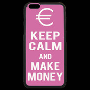 Coque iPhone 6 Plus Premium Keep Calm Make money Rose