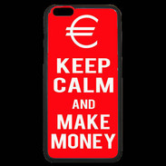 Coque iPhone 6 Plus Premium Keep Calm Make money Rouge