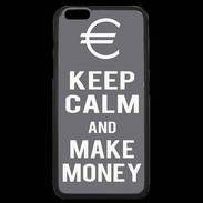 Coque iPhone 6 Plus Premium Keep Calm Make money Gris