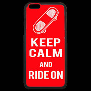 Coque iPhone 6 Plus Premium Keep Calm Ride on Rouge
