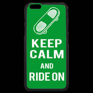 Coque iPhone 6 Plus Premium Keep Calm Ride on Vert