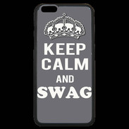 Coque iPhone 6 Plus Premium Keep Calm Swag Gris