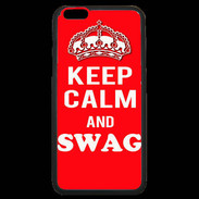 Coque iPhone 6 Plus Premium Keep Calm Swag Rouge
