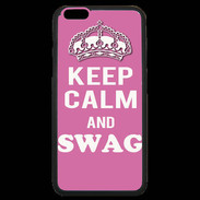 Coque iPhone 6 Plus Premium Keep Calm Swag Rose