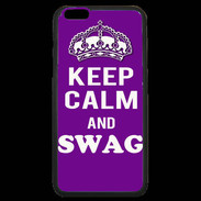 Coque iPhone 6 Plus Premium Keep Calm Swag Violet