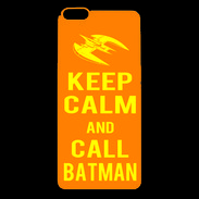Coque iPhone 6 Plus Premium Keep Calm Call Batman Orange