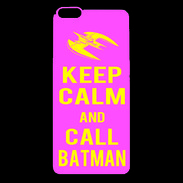 Coque iPhone 6 Plus Premium Keep Calm Call Batman Rose