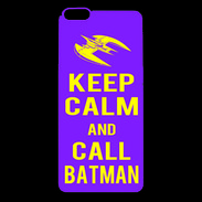 Coque iPhone 6 Plus Premium Keep Calm Call Batman Violet