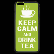 Coque iPhone 6 Plus Premium Keep Calm Drink Tea Vert pomme