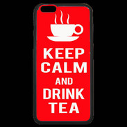Coque iPhone 6 Plus Premium Keep Calm Drink Tea Rouge
