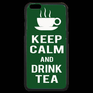 Coque iPhone 6 Plus Premium Keep Calm Drink Tea Vert