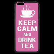 Coque iPhone 6 Plus Premium Keep Calm Drink Tea Rose