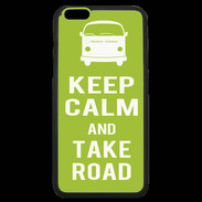 Coque iPhone 6 Plus Premium Keep Calm Take road Vert pomme