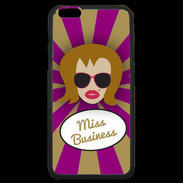 Coque iPhone 6 Plus Premium Miss business Rousse