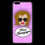 Coque iPhone 6 Plus Premium Miss Champagne Rousse