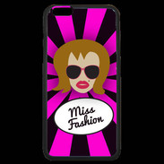 Coque iPhone 6 Plus Premium Miss Fashion Rousse