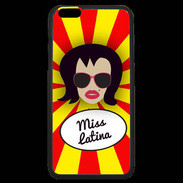 Coque iPhone 6 Plus Premium Miss Latina Brune