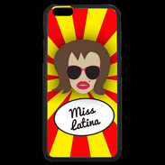 Coque iPhone 6 Plus Premium Miss Latina Chatain