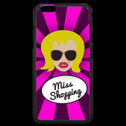 Coque iPhone 6 Plus Premium Miss Shopping Blonde