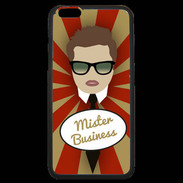 Coque iPhone 6 Plus Premium Mister Business Chatain