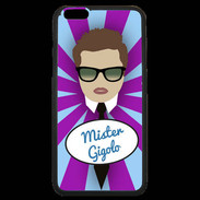 Coque iPhone 6 Plus Premium Mister Gigolo Chatain