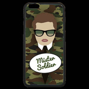 Coque iPhone 6 Plus Premium Mister Soldier Chatain