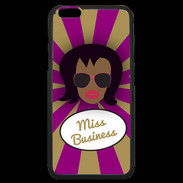 Coque iPhone 6 Plus Premium Miss business Black