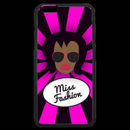 Coque iPhone 6 Plus Premium Miss Fashion Black