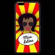 Coque iPhone 6 Plus Premium Miss Latina Black