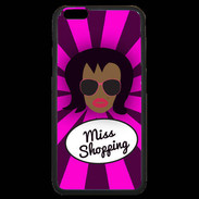 Coque iPhone 6 Plus Premium Miss Shopping Black