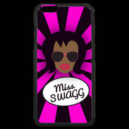 Coque iPhone 6 Plus Premium Miss Swag Black