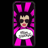 Coque iPhone 6 Plus Premium Miss Swag Brune
