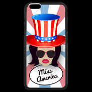Coque iPhone 6 Plus Premium Miss USA Brune