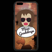 Coque iPhone 6 Plus Premium Miss Guadeloupe Chatain