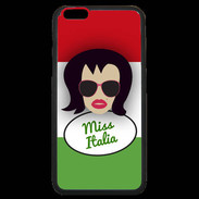 Coque iPhone 6 Plus Premium Miss Italie Brune