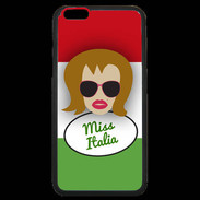 Coque iPhone 6 Plus Premium Miss Italie Rousse