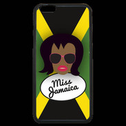 Coque iPhone 6 Plus Premium Miss Jamaica Black