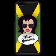 Coque iPhone 6 Plus Premium Miss Jamaica Brune