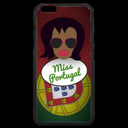 Coque iPhone 6 Plus Premium Miss Portugal Black