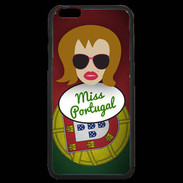 Coque iPhone 6 Plus Premium Miss Portugal Rousse