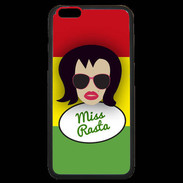 Coque iPhone 6 Plus Premium Miss Rasta Brune