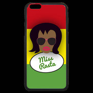 Coque iPhone 6 Plus Premium Miss Rasta Black