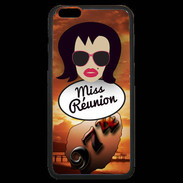 Coque iPhone 6 Plus Premium Miss Réunion Brune